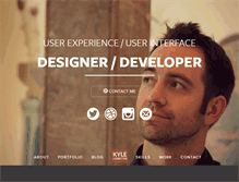 Tablet Screenshot of kyleledbetter.com